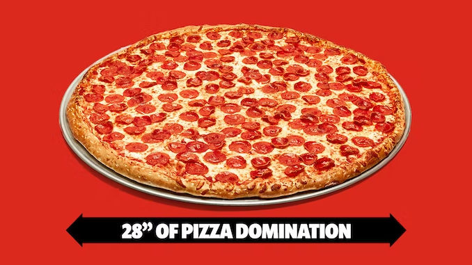 Cicis Offers New $65 28-Inch Piezilla Pizza
