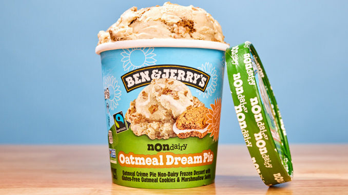 Ben & Jerry's Adds New Non-Dairy Oatmeal Dream Pie Frozen Dessert