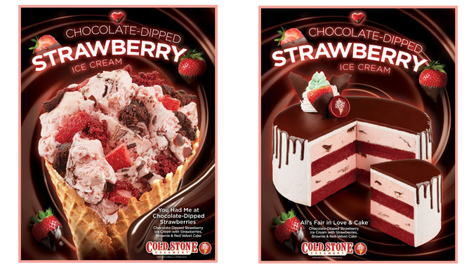 Cold Stone Creamery Brings Back Chocolate-Dipped Strawberry Ice Cream For Valentine's Day 2023