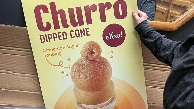 Dairy Queen's New Churro Dipped Cone Leaked On Reddit