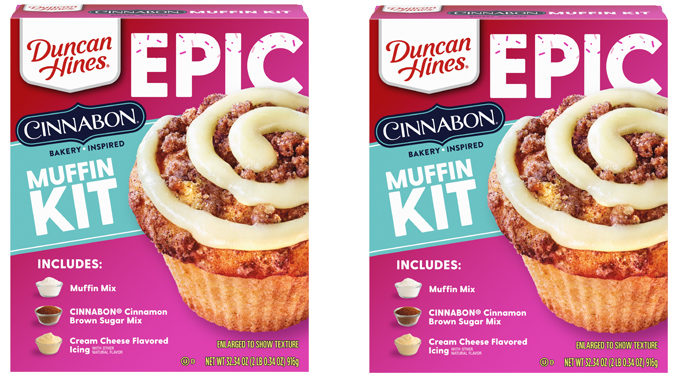 Duncan Hines Launches New Cinnabon Muffin Kit