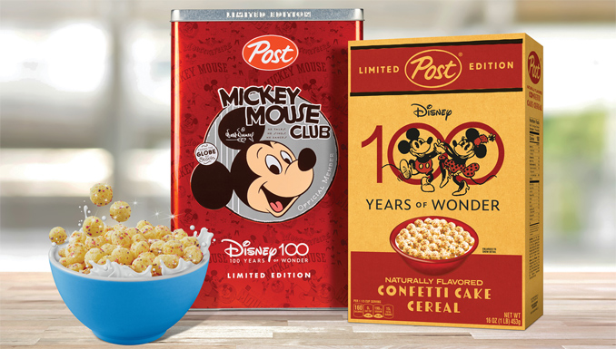 Mickey Mouse-themed collector's metal tin