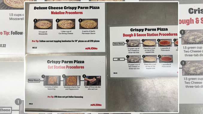 Papa John's New Crispy Parm Pizza And Deluxe Cheese Crispy Parm Pizza Leaked On Reddit