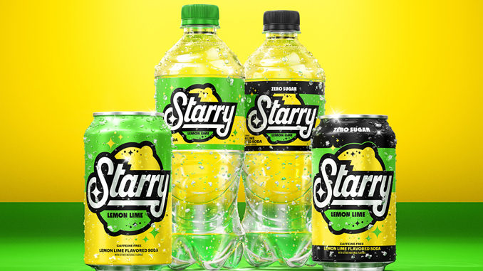 PepsiCo Launches New Starry Lemon Lime Soda