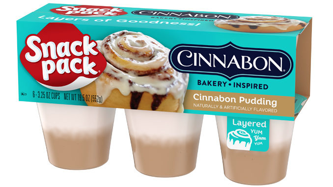 Snack Pack Adds New Cinnabon Pudding