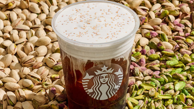 Starbucks Pours New Pistachio Cream Cold Brew As Part Of New 2023 Winter Menu