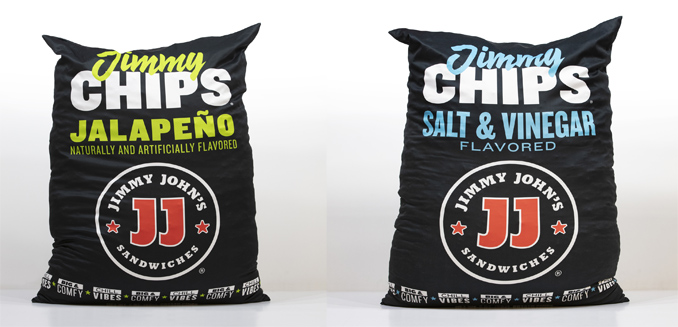 Super-Sized Jimmy Chips Beanbag Chairs