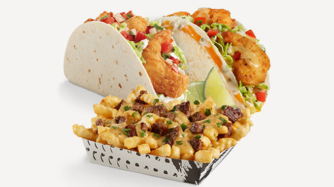 Del Taco Adds New Buttery Garlic Parmesan Crispy Jumbo Shrimp Taco And Much More For 2023 Seafood Season