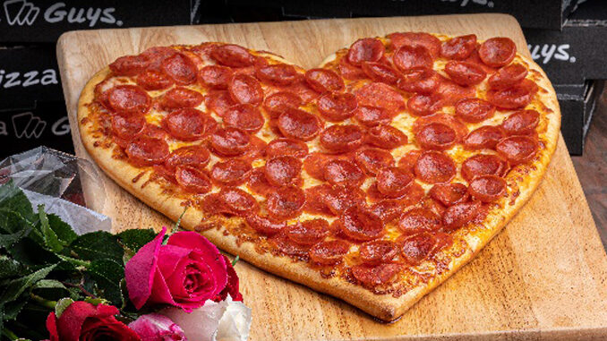 Heart-Shaped Pizzas Are Back At Pizza Guys For 2023 Valentine’s Day