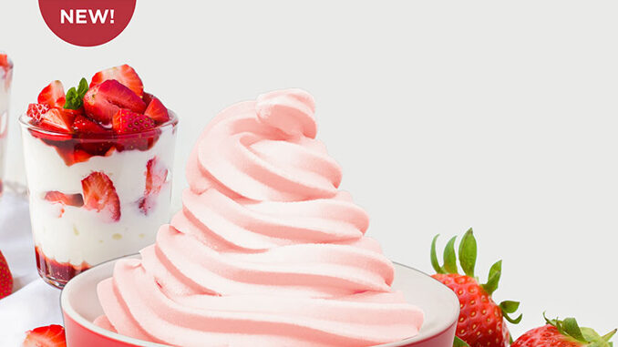 Yogurtland Adds New Strawberries 'N Cream Frozen Yogurt