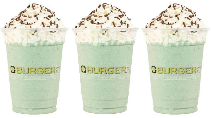 BurgerFi Introduces New Mint Shake With Oreo