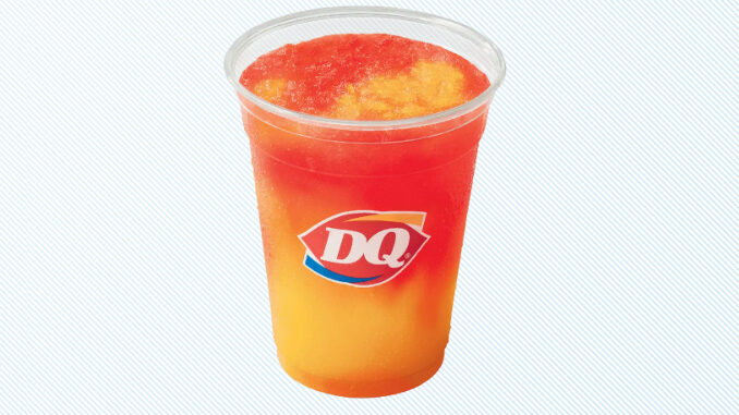 Dairy Queen Introduces New Summertime Sunset Twisty Misty Slush As Part Of 2023 Sweet Summer Sips Lineup