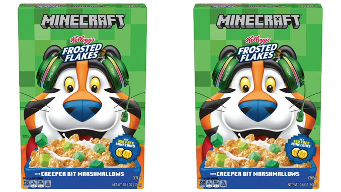 Kellogg's Introduces New Frosted Flakes Minecraft Cereal
