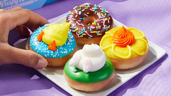 Krispy Kreme Introduces New Mini Bouncing Bunny Doughnut And More For Spring 2023