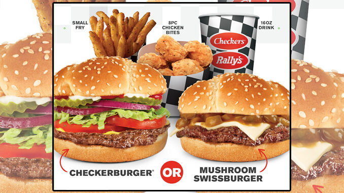 Mushroom Swissburger Joins Checkers & Rally's $5 Meal Deal For A Limited Time