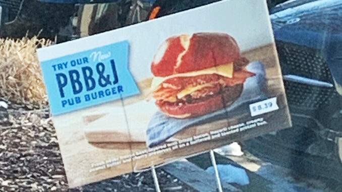 New PBB&J Pub Burger Spotted At Culver's
