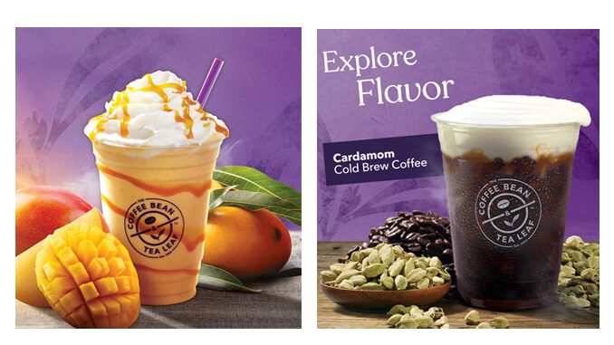 The Coffee Bean & Tea Leaf Pour New Mango Ice Blended Drink And More As Part Of New 2023 Spring Menu
