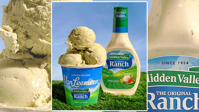 Van Leeuwen Launches New Hidden Valley Ranch Ice Cream At Walmart