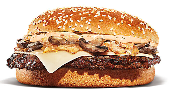 Burger King Debuts New Mushroom And Swiss Whopper In Canada
