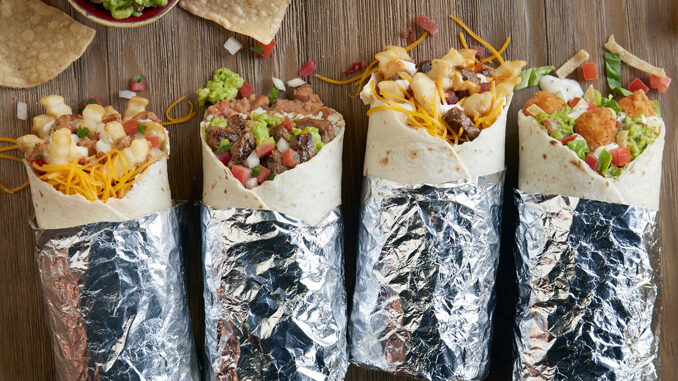 Del Taco Offers Free Burrito With Purchase Of $10 Or More On April 6, 2023