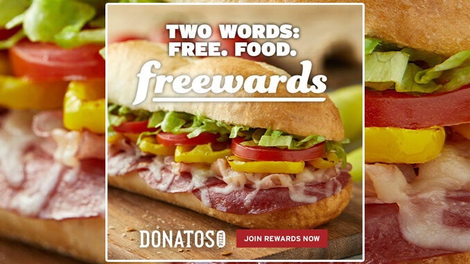 Donatos Is Giving Away Free Food For 9 Weeks As Part Of Freewards Promotion Starting May 1, 2023