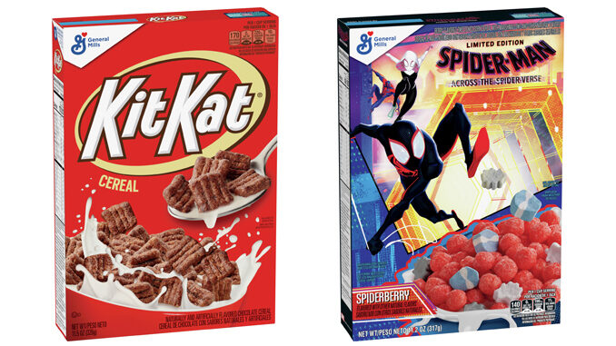 General Mills Introduces New Kit Kat Cereal And New Spider-Verse Cereal