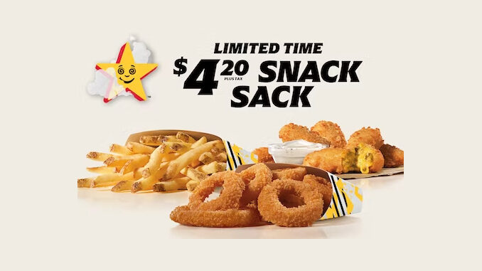 New $4.20 Snack Sack Available At Carl’s Jr. Through April 24, 2023