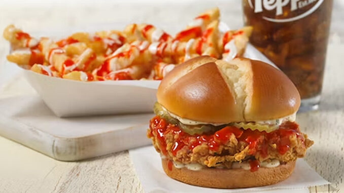 New Blazin' Ranch Chicken Sandwich And Blazin' Ranch Loaded Fries Spotted At Church’s Chicken