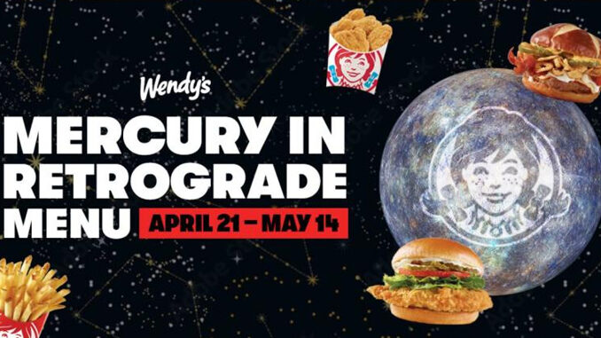 Wendy's Unveils Mercury In Retrograde Freebies From April 21 Through May 14, 2023