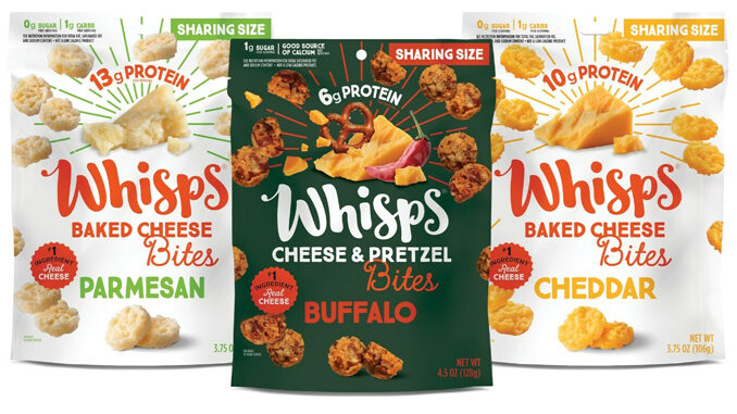 Whisps Launches New Baked Cheese Bites Alongside New Buffalo-Flavored Cheese & Pretzel Bites