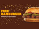Burger King Offers Perks Members A Free Hamburger With Any Purchase Of $1 Or More Through May 28, 2023