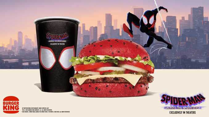 Burger King Puts Together Exclusive Digital Deals In Celebration Of Spider-Man: Across the Spider-Verse Through June 11, 2023
