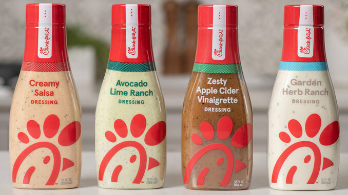 Chick-fil-A Launches New Bottled Salad Dressings In Grocery Stores