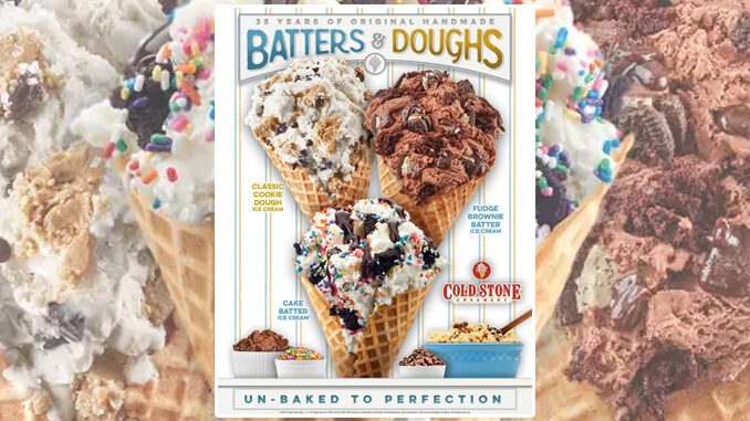 Cold Stone Creamery Celebrates The Best Of Its Batter And Dough Flavors For Summer 2023