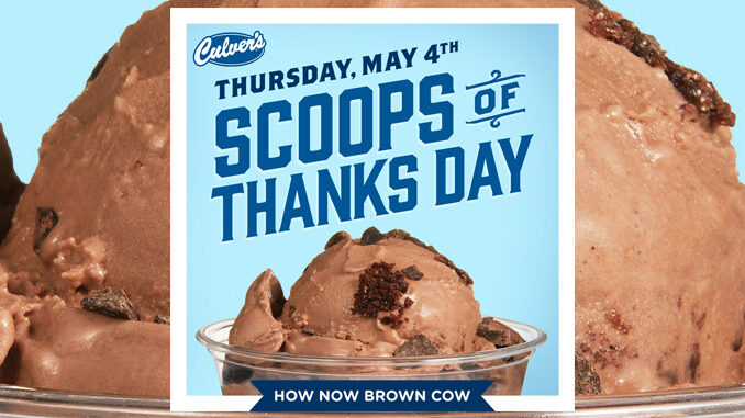 Culver's Offers $1 Scoops Of Fresh Frozen Custard On May 4, 2023