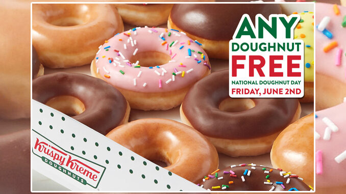 Krispy Kreme Offers Free Doughnut Of Choice Alongside $2 Original Glazed Dozen BOGO Deal On June 2, 2023