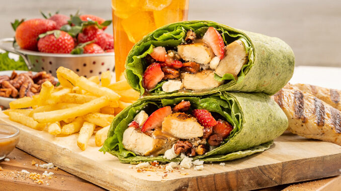 Slim Chickens Launches New Grilled Chicken Strawberry Wrap