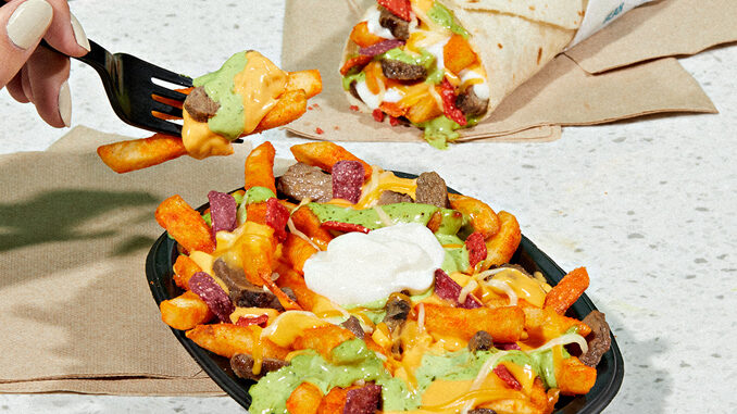 Taco Bell Launches New Steak Chile Verde Fries And New Steak Chile Verde Fries Burrito