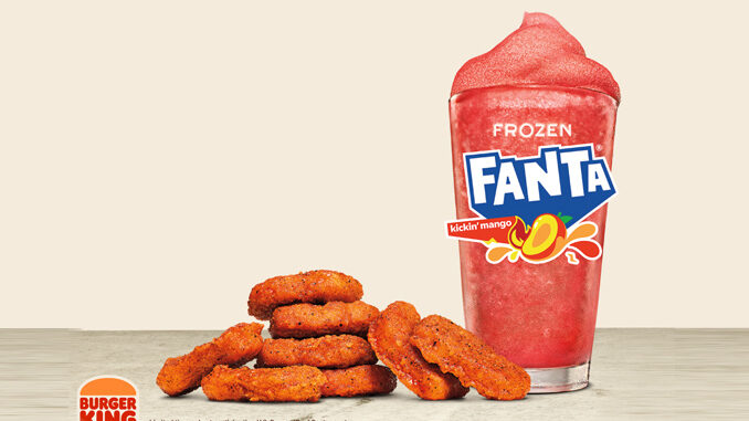 Burger King Announces Debut Of New Fiery Nuggets And New $1 Frozen Fanta Kickin’ Mango Starting June 19, 2023