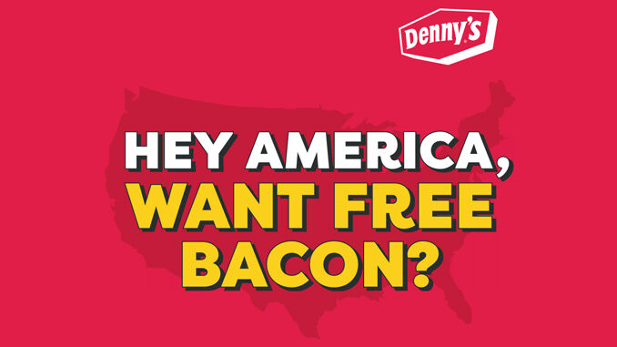Denny's Teases Free Bacon For America On August 21, 2023 If These Conditions Are Met