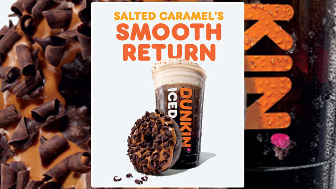 Dunkin’ Brings Back Caramel Chocoholic Donut And Salted Caramel Cold Brew