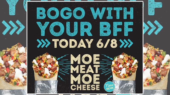 Moe’s Offers Buy One, Get One Free Entree Deal For Rewards Members On June 8, 2023