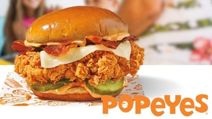 New Bacon & Cheese Chicken Sandwich Spotted At Popeyes