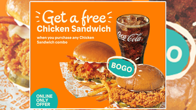 Popeyes Offers Free Chicken Sandwich With The Purchase Of Any Chicken Sandwich Combo From June 29 Through July 9, 2023