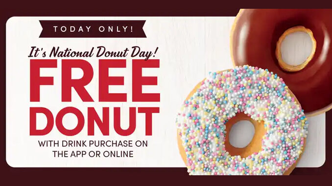 Tim Hortons Offers Free Donut With Online Beverage Purchase On June 2, 2023