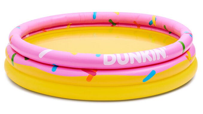 Dunkin’ Unveils New Inflatable Donut Pool As Part Of 2023 Summer Merch Collection