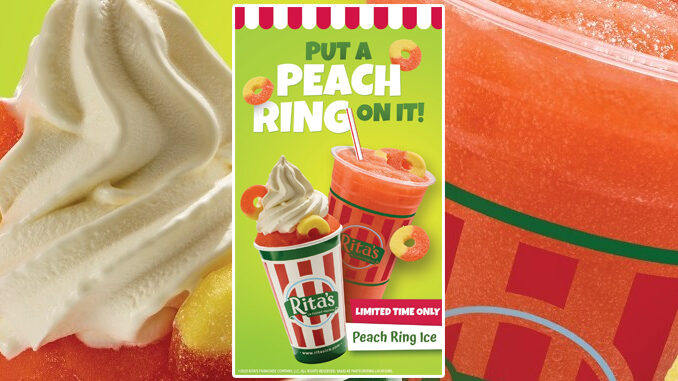 Rita's Italian Ice Introduces New Peach Ring Italian Ice