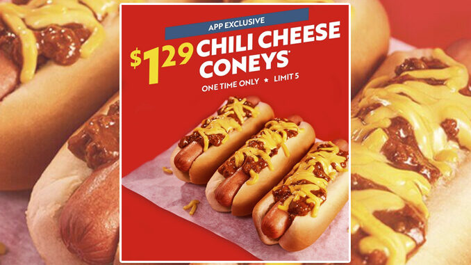 Sonic Offers $1.29 Chili Cheese Coney App Deal On July 19, 2023