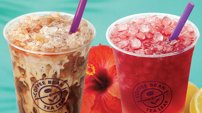 The Coffee Bean & Tea Leaf Pours New Peach Cobbler Cold Brew Tea And New Aloha Cream Cold Brew Coffee