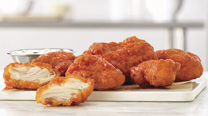 Arby’s Brings Back Boneless Wings In Two Flavors: Buffalo, And Hot Honey BBQ